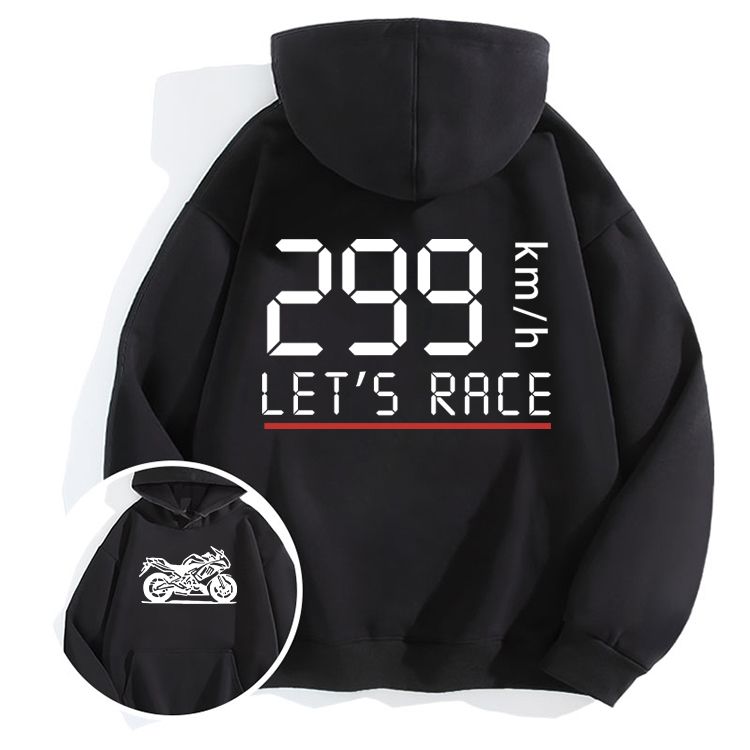 Motorcycle Gear Hoodie - Moda americana retro motocicleta aceleração 299