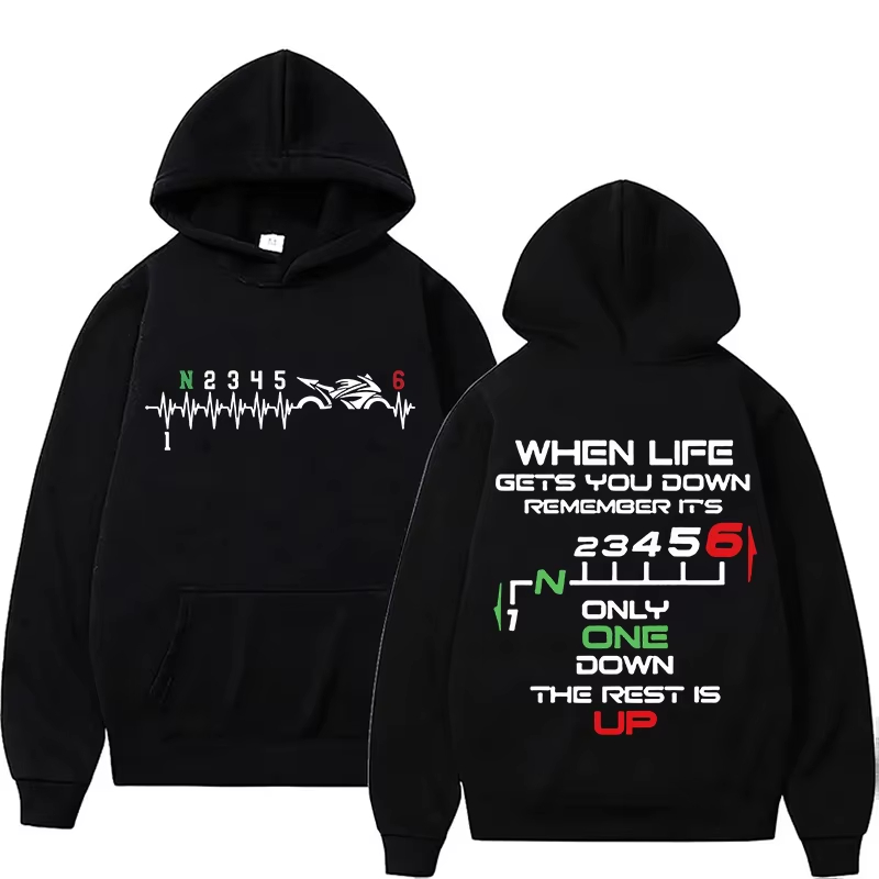 Motorcycle Gear Hoodie - 2026 Novos e Estilosos Moletons de