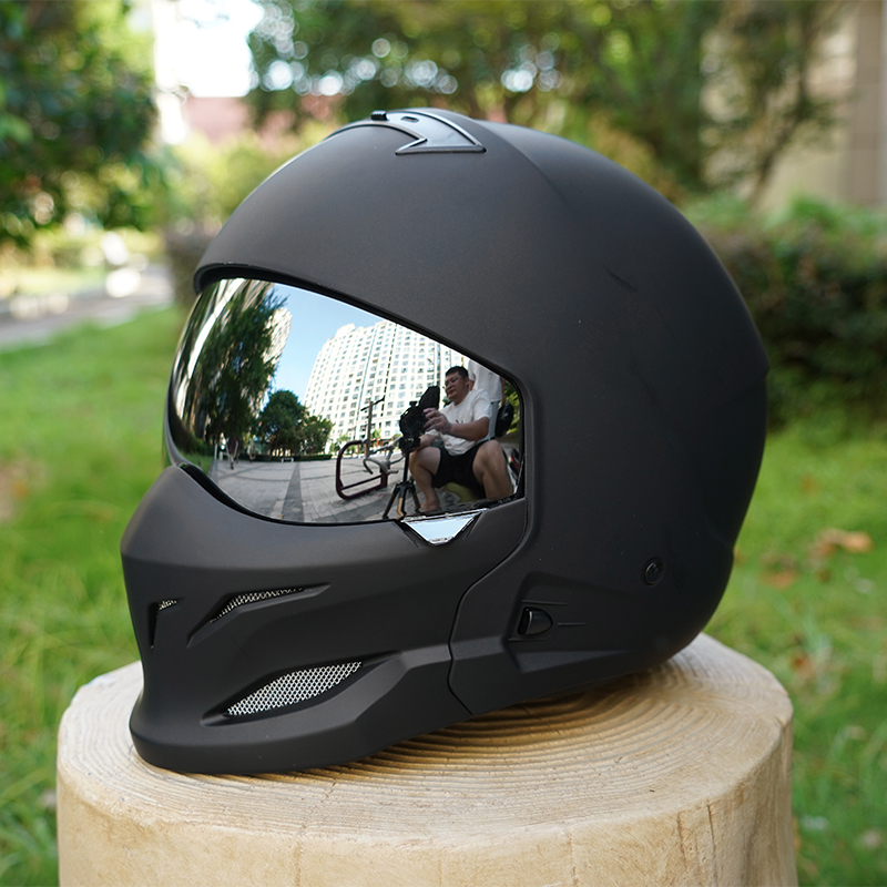 Xxl Motorcycle Gear - Scorpion retro capacete da motocicleta módulo
