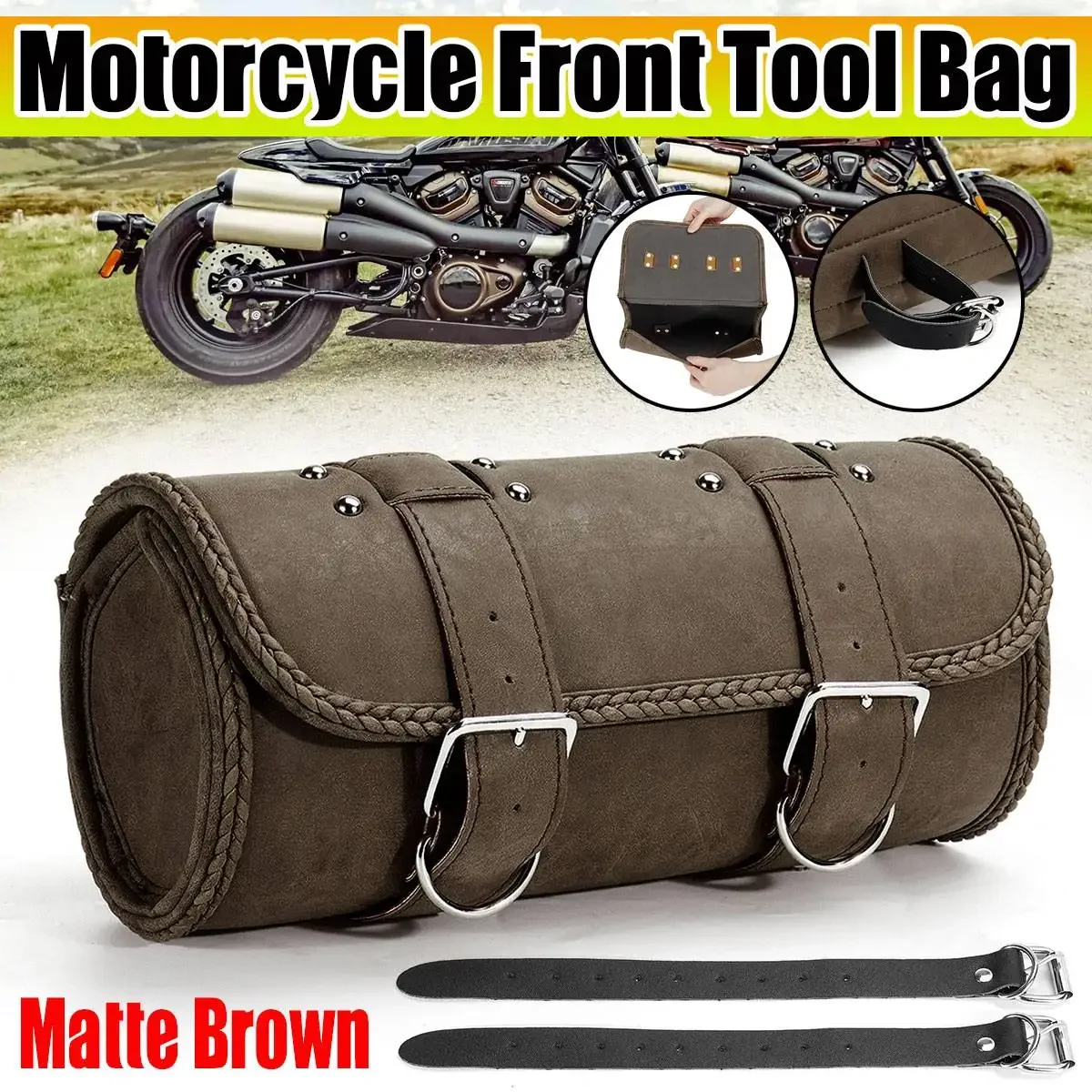 Motorcycle Gear Warehouse - Saco de ferramentas da motocicleta cafe