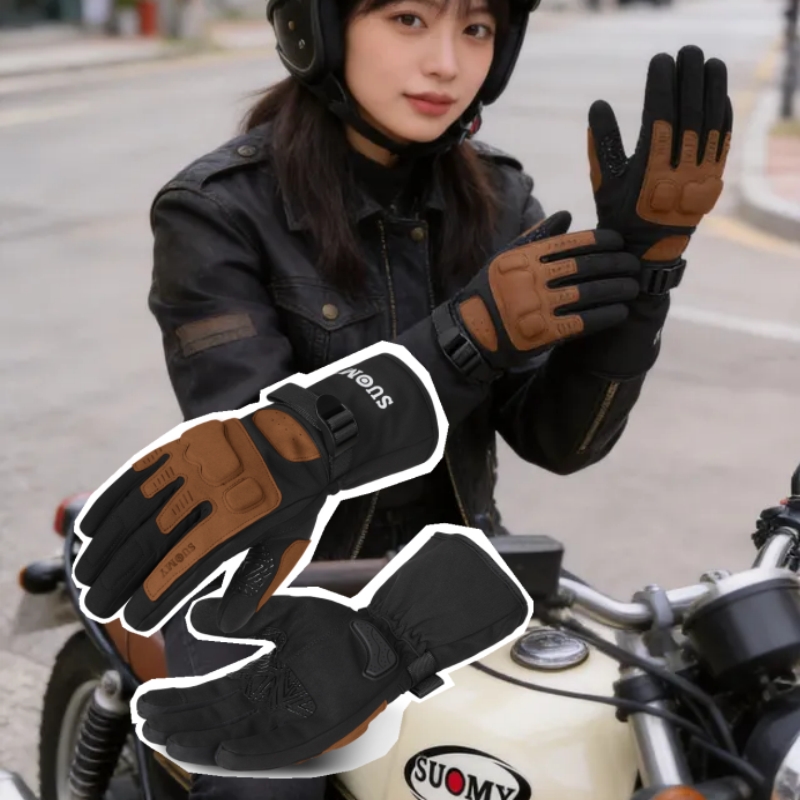 Xxl Motorcycle Gear - Luvas de inverno para motocicleta masculinas,