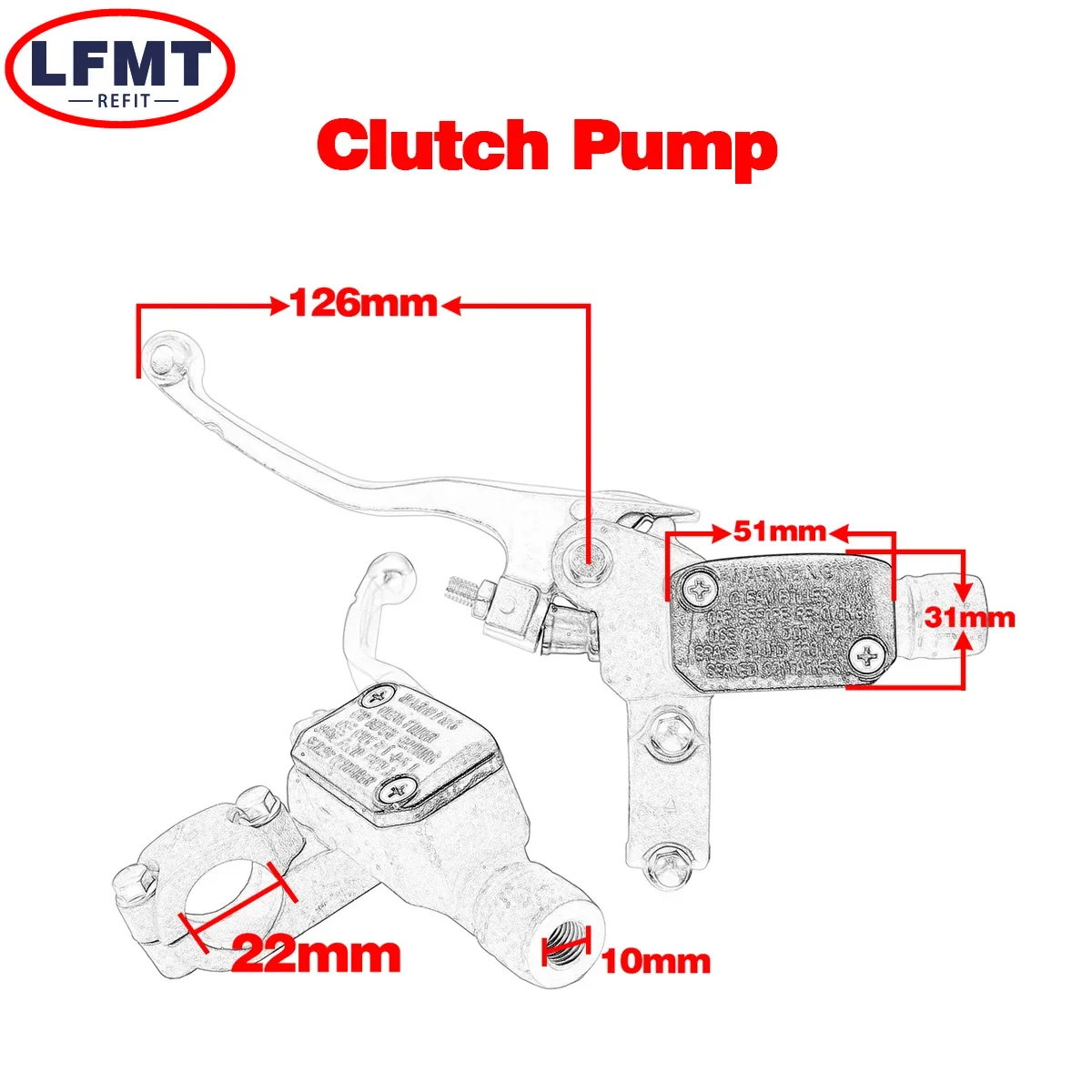 Alavanca de embreagem hidráuli - Gear Clutch Motorcycle avaliação e preço