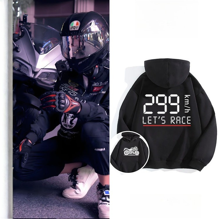 Moda americana retro motocicle - Motorcycle Gear Hoodie avaliação e preço