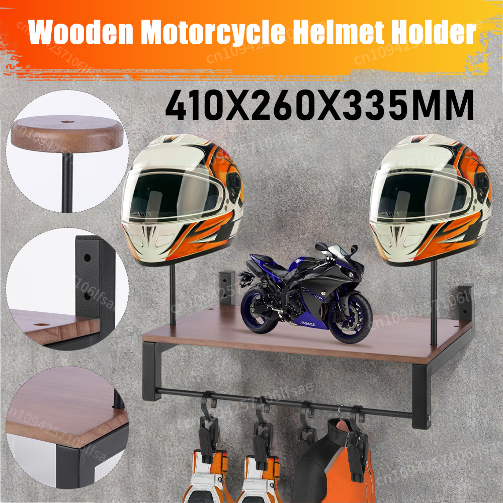 Rack de exibição de madeira pa - Motorcycle Gear Display Rack avaliação e preço