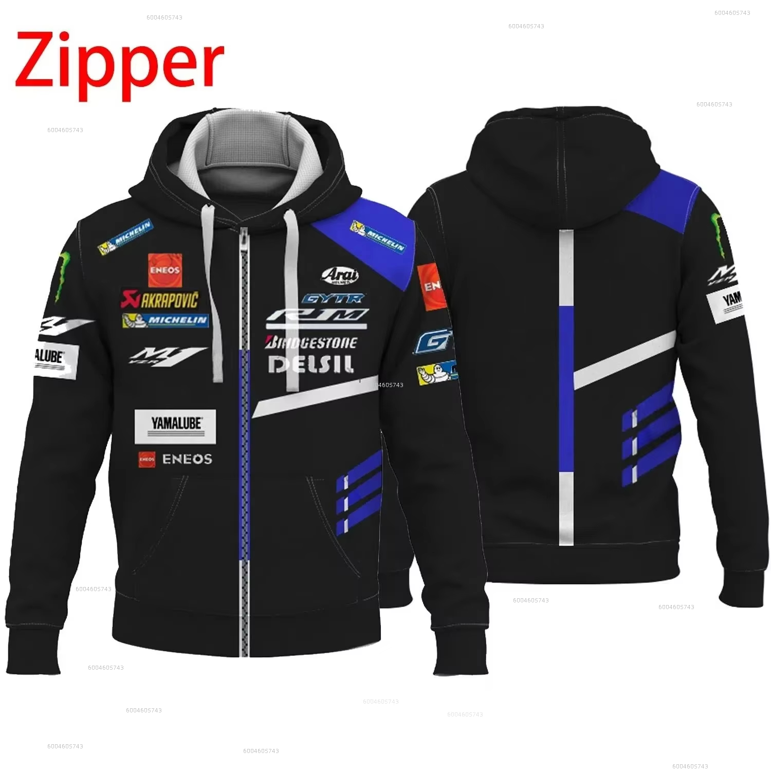 Moletom Masculino Yamaha M1 Ra - Motorcycle Gear Hoodie avaliação e preço