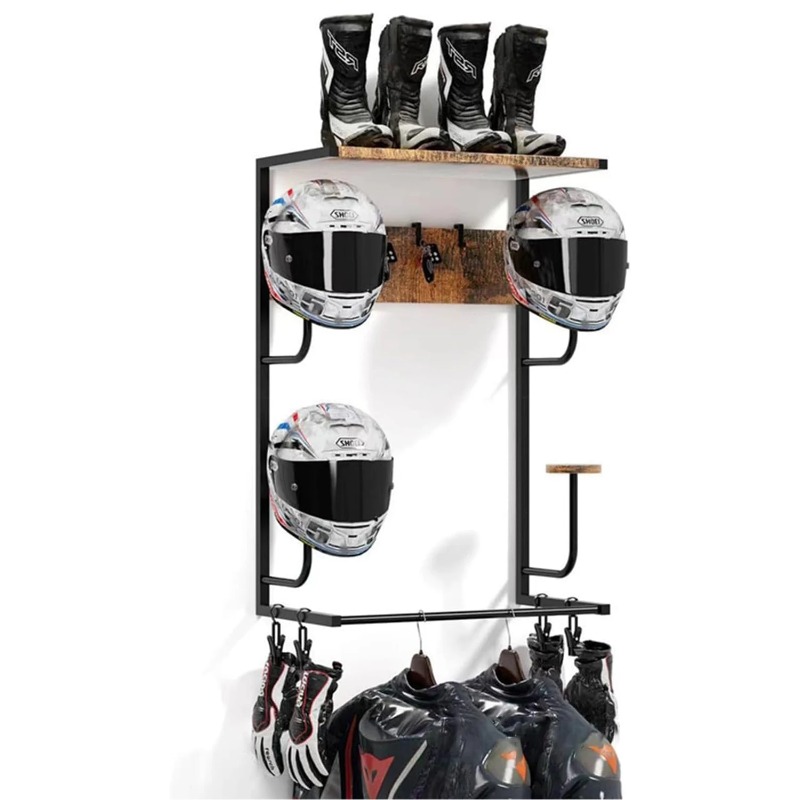 Suporte de Parede para Capacet - Motorcycle Gear Display Rack avaliação e preço