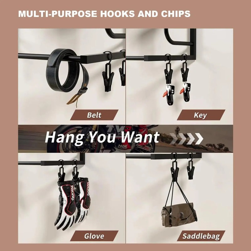 Suporte de Parede para Capacet - Motorcycle Gear Display Rack avaliação e preço