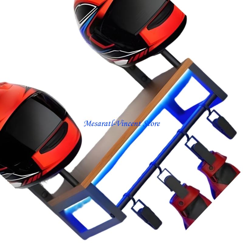 Rack parede para capacete resi - Motorcycle Gear Display Rack avaliação e preço