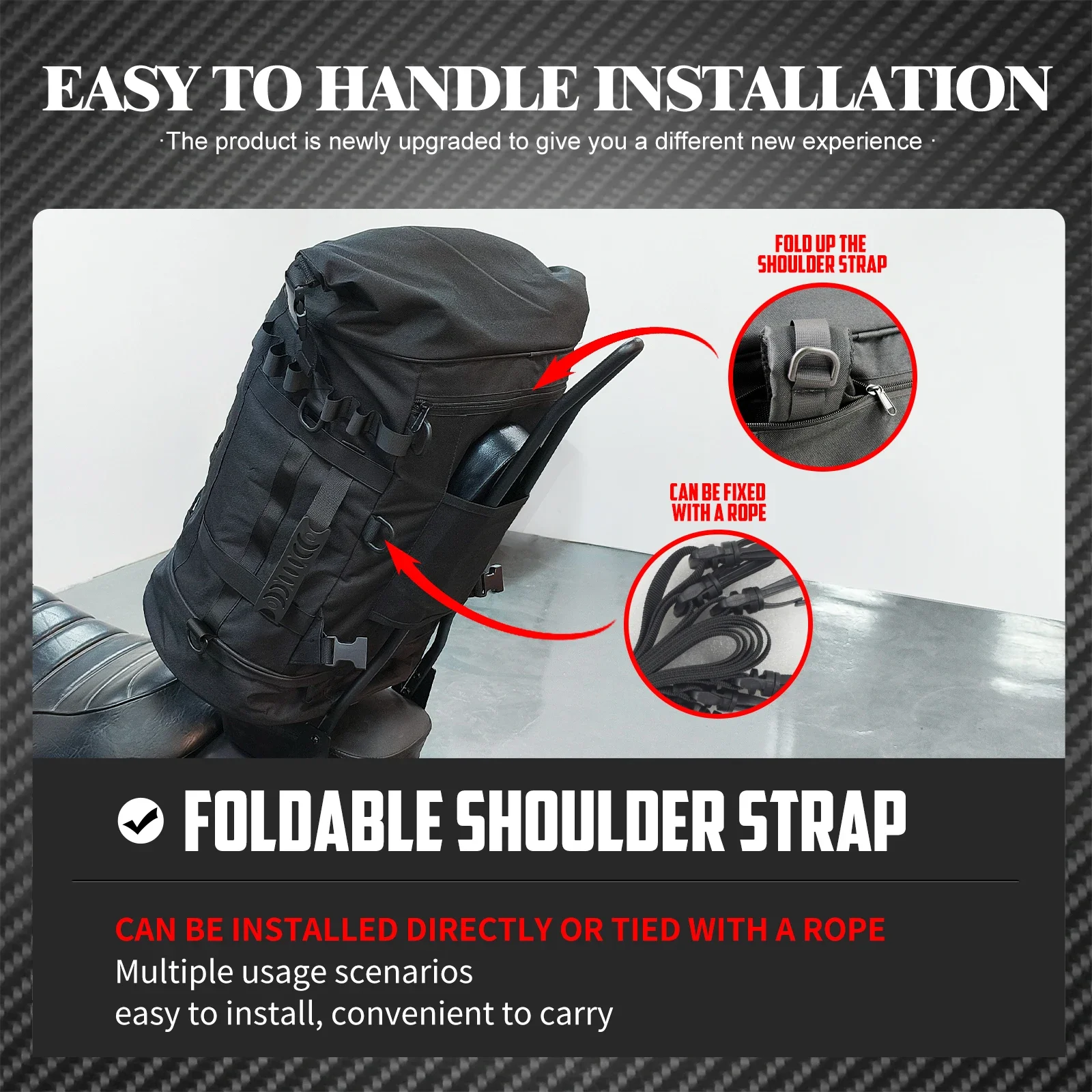 Mochila universal para bagagem - Motorcycle Gear Warehouse avaliação e preço