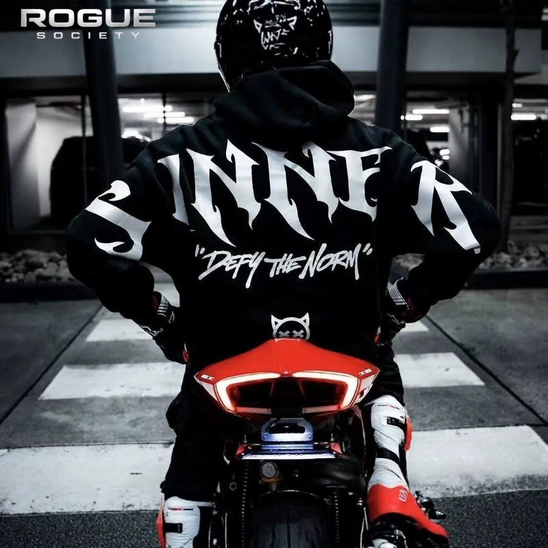 Moletom Masculino com Capuz, E - Motorcycle Gear Hoodie avaliação e preço