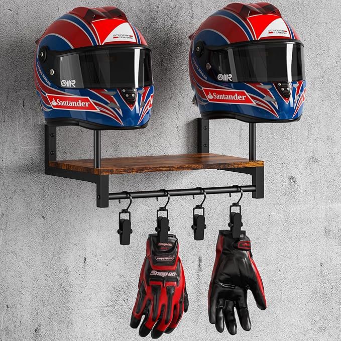 Suporte de Capacete de Parede  - Motorcycle Gear Display Rack avaliação e preço