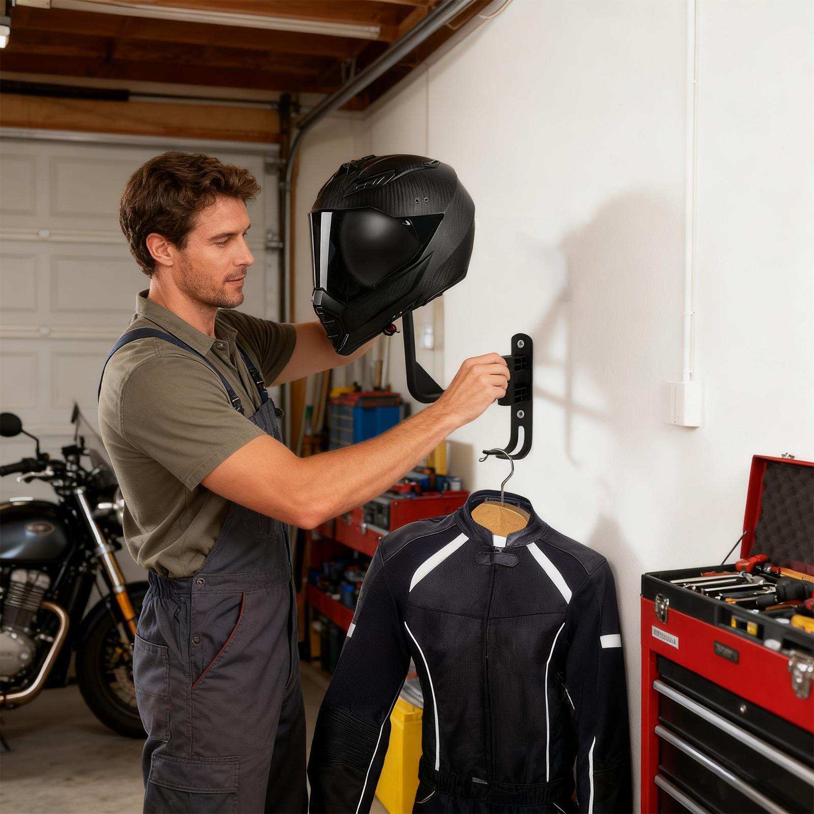 Suporte de parede para capacet - Motorcycle Gear Display Rack avaliação e preço